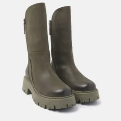 Vrouw Lazamani Biker Boots-Dames Biker Boots 67.056 Green
