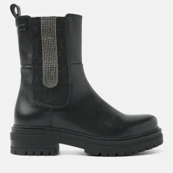 Vrouw Lazamani Chelsea Boots-Dames Boots 85.636 Black