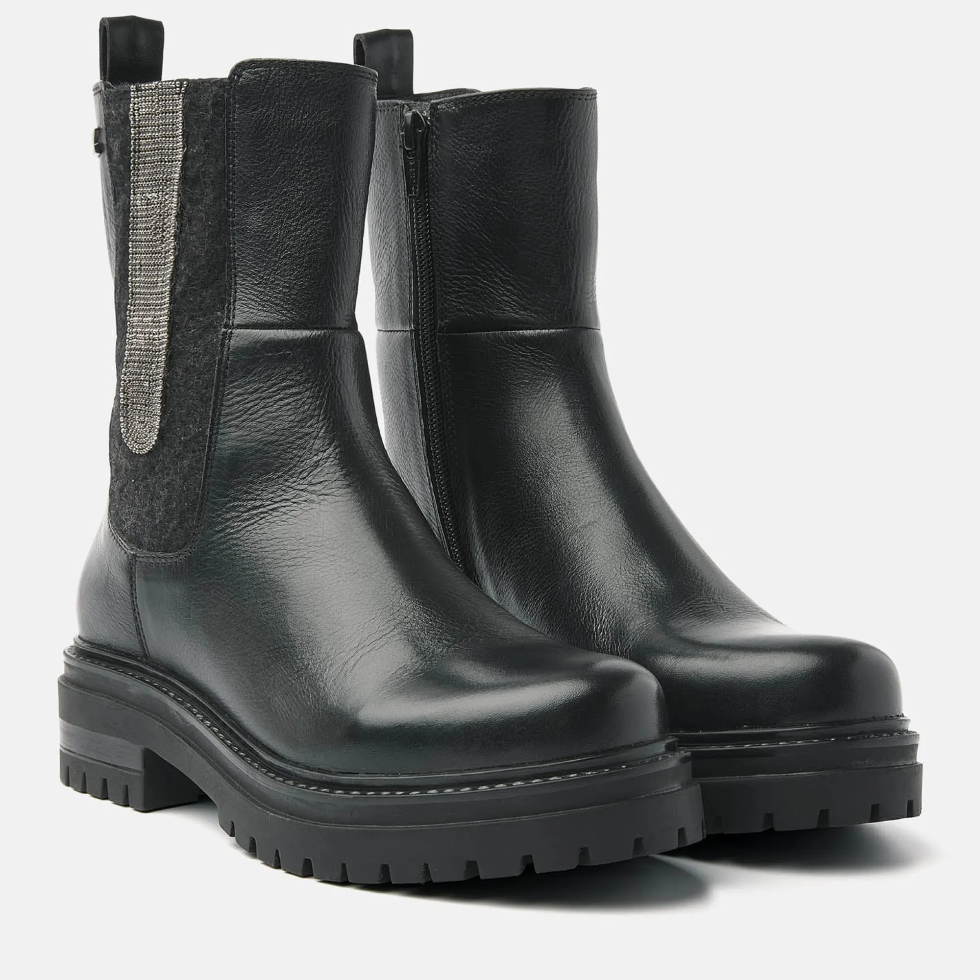 Vrouw Lazamani Chelsea Boots-Dames Boots 85.636 Black