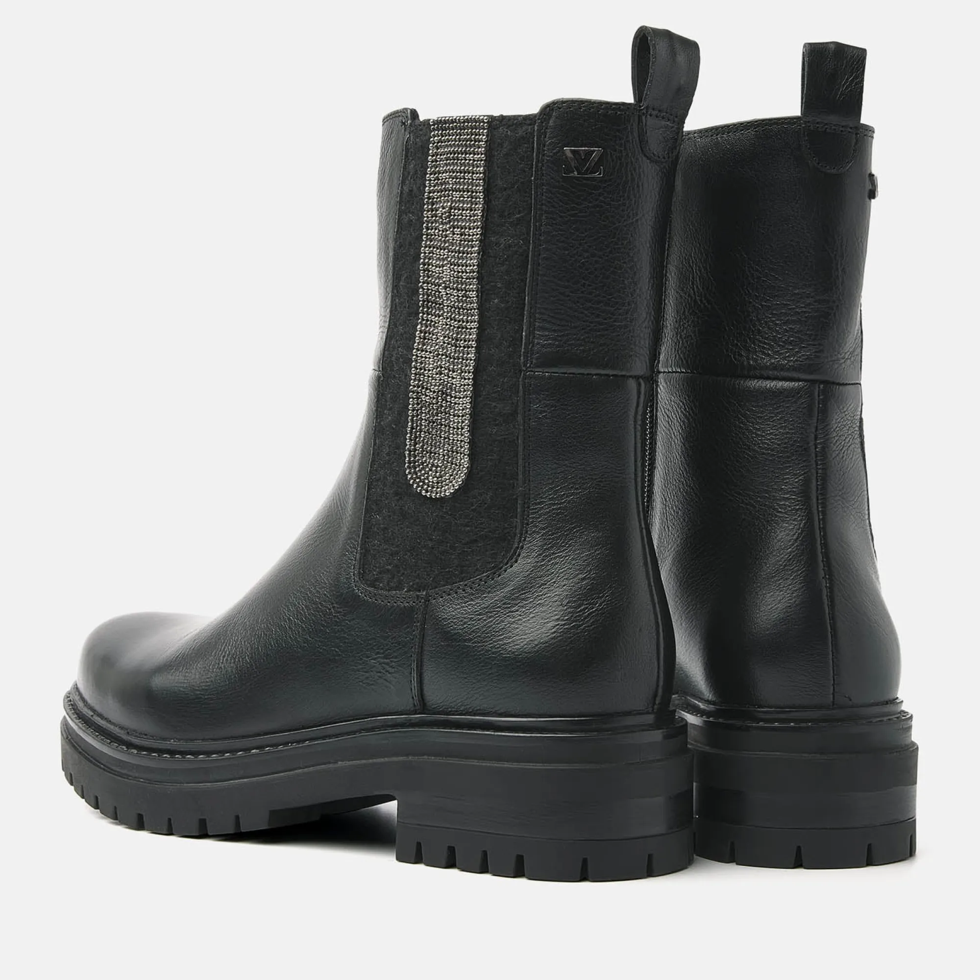Vrouw Lazamani Chelsea Boots-Dames Boots 85.636 Black