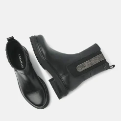 Vrouw Lazamani Chelsea Boots-Dames Boots 85.636 Black