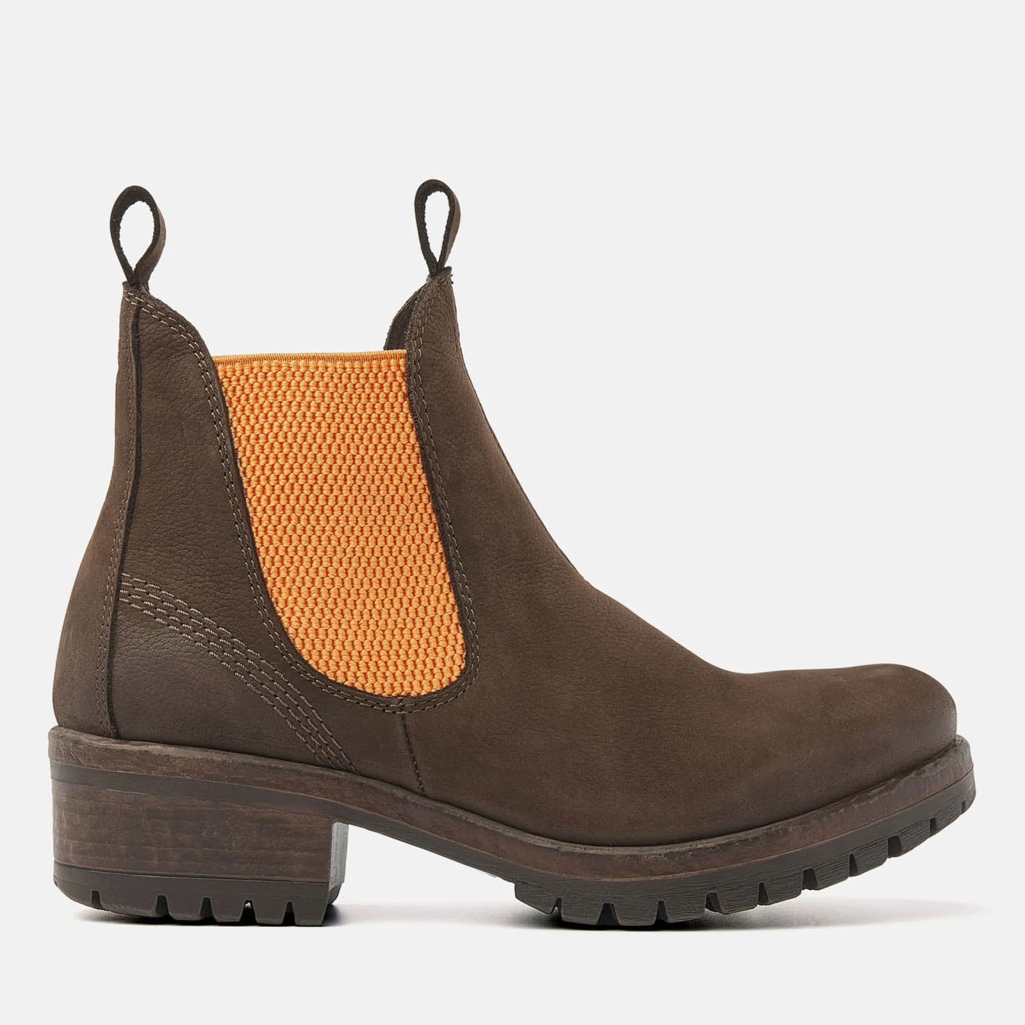 Vrouw Lazamani Chelsea Boots-Dames Chelsea Boots 68.002 Brown-Orange