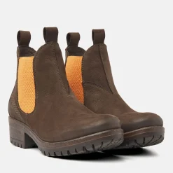 Vrouw Lazamani Chelsea Boots-Dames Chelsea Boots 68.002 Brown-Orange