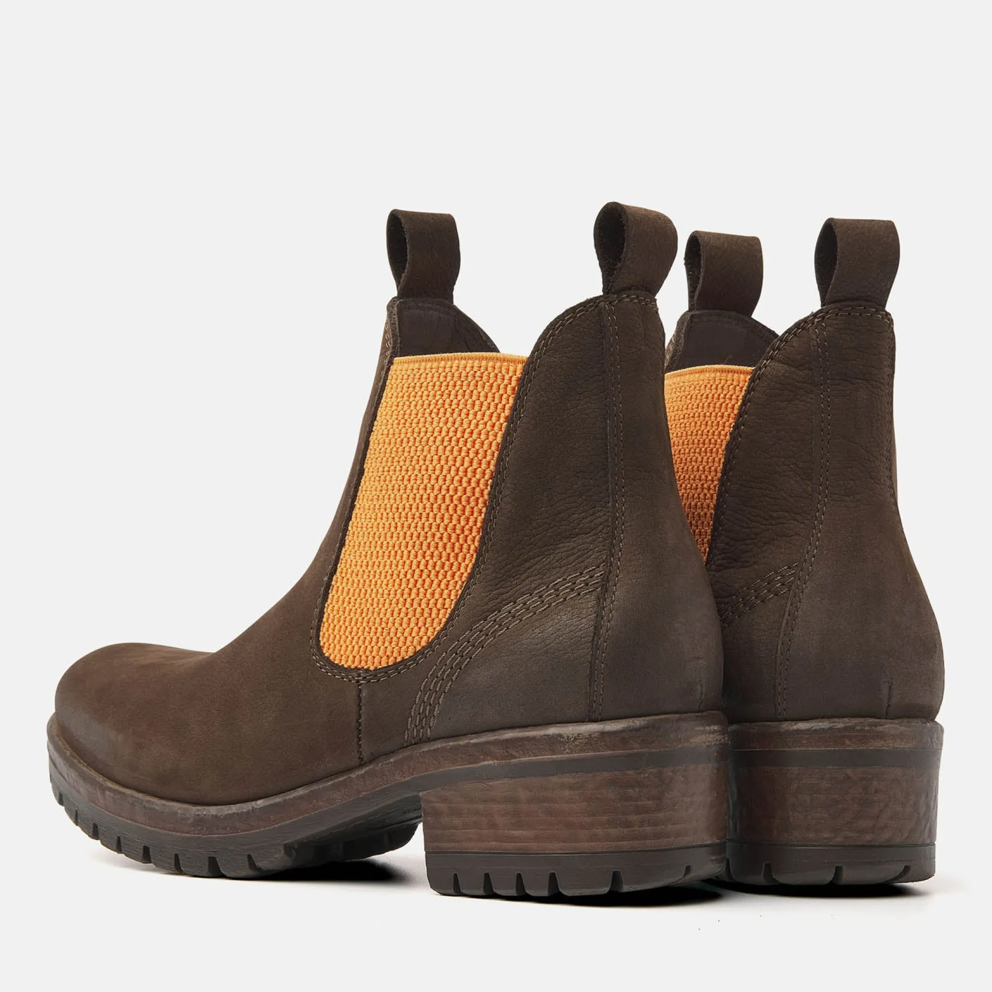 Vrouw Lazamani Chelsea Boots-Dames Chelsea Boots 68.002 Brown-Orange