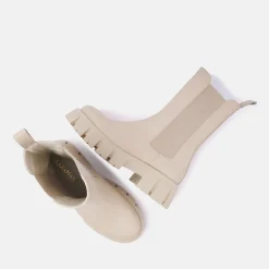 Vrouw Lazamani Chelsea Boots-Dames Chelsea Boots 55.084 Ecru