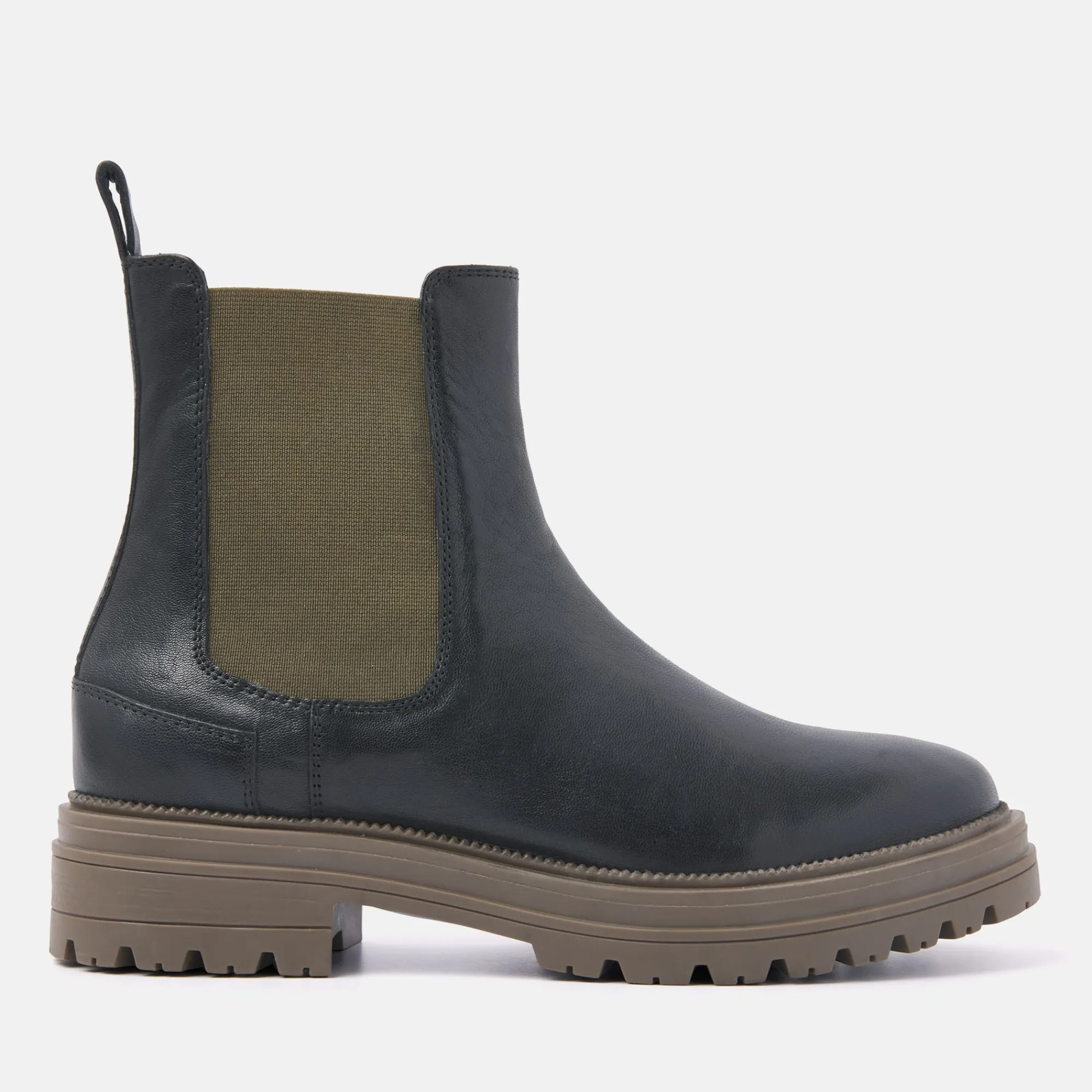 Vrouw Lazamani Chelsea Boots-Dames Chelsea Boots 85.417 Khaki-Black