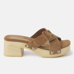 Vrouw Lazamani Clogs-Dames Clogs 31.226 Cuoio