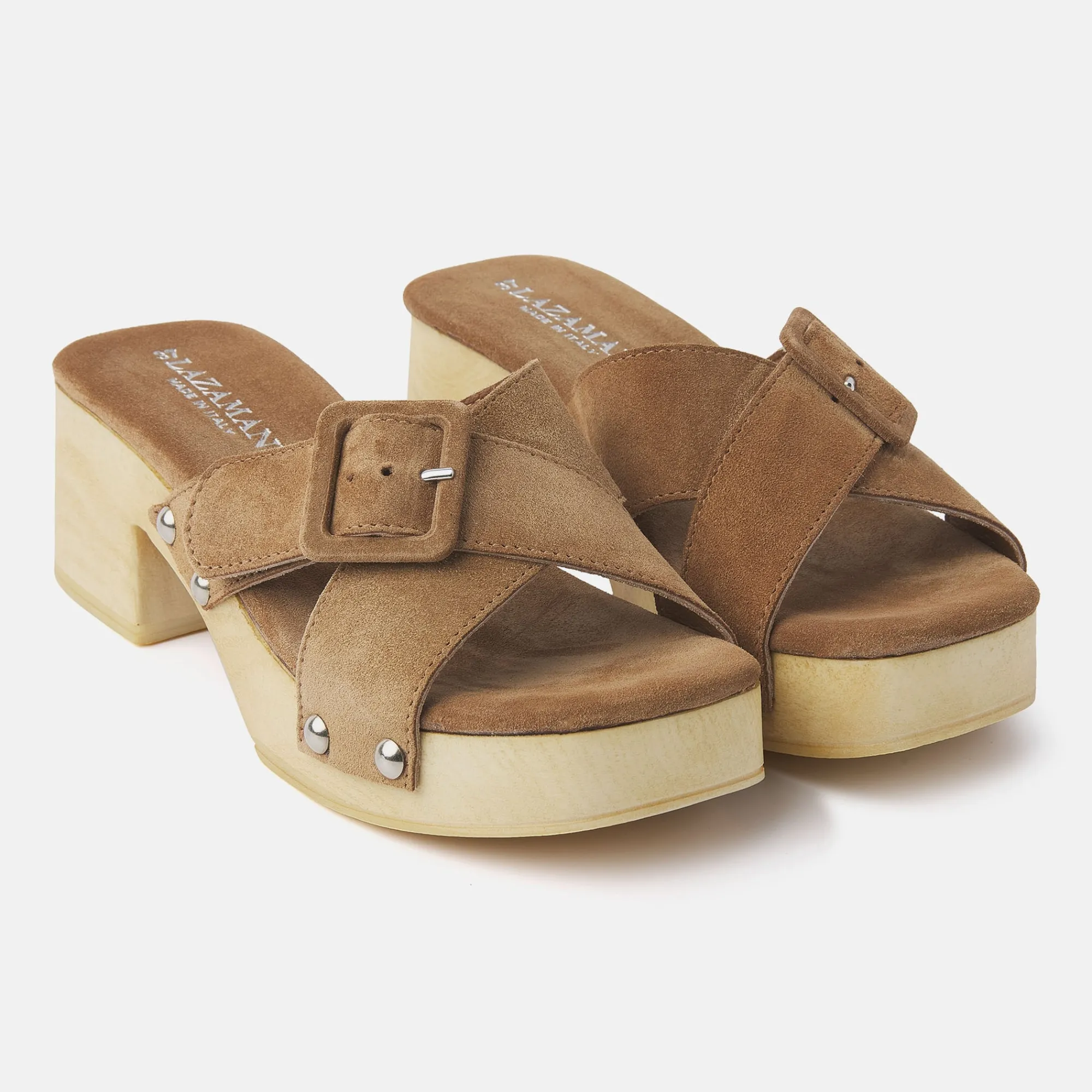 Vrouw Lazamani Clogs-Dames Clogs 31.226 Cuoio