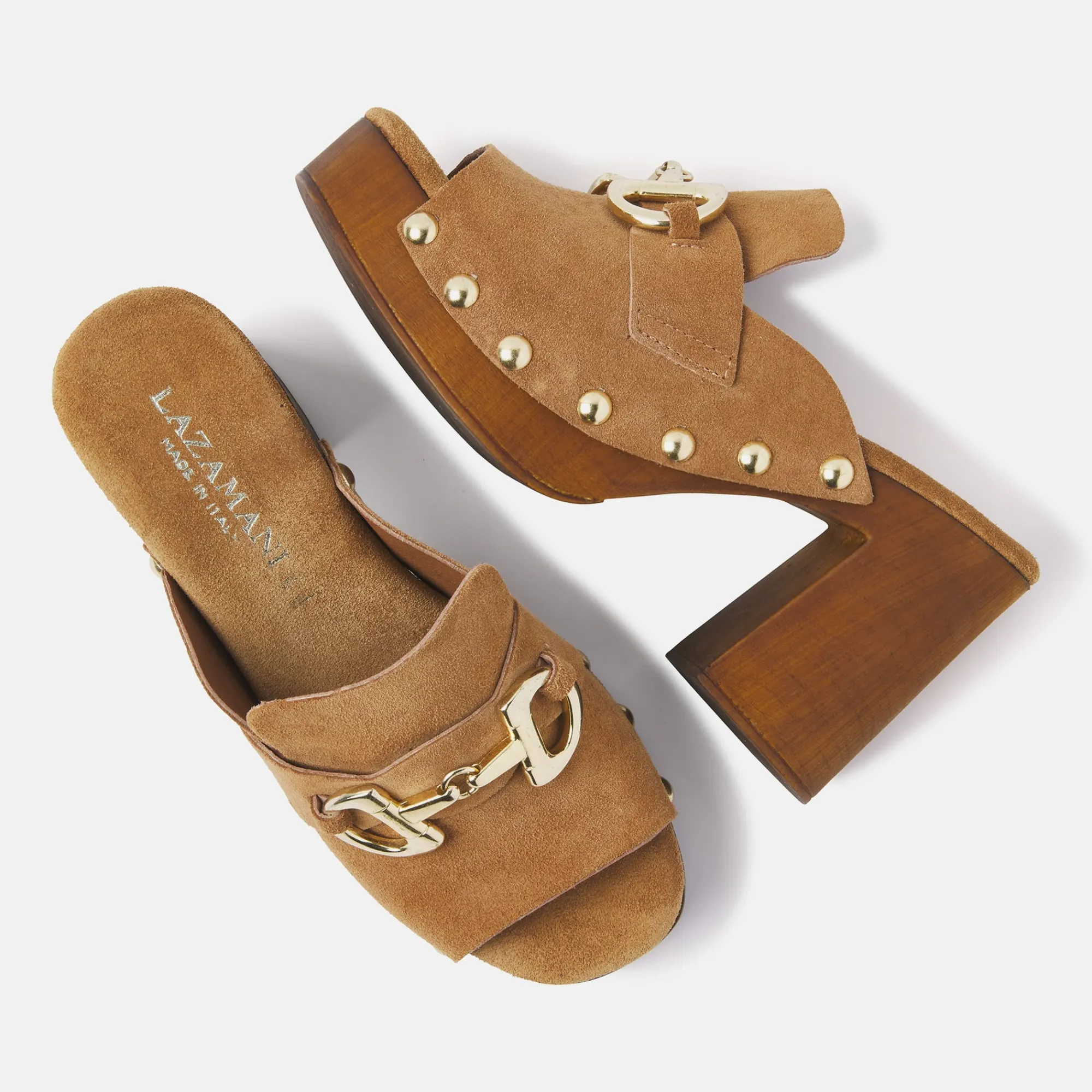 Vrouw Lazamani Clogs-Dames Clogs 31.230 Cuoio