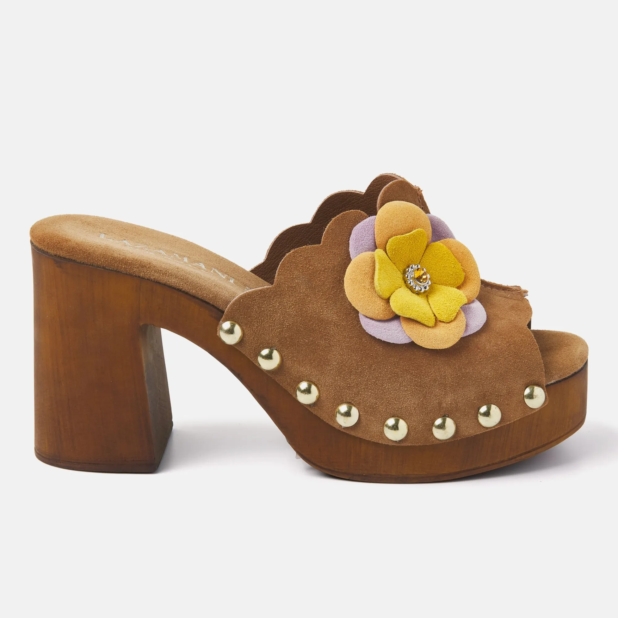 Vrouw Lazamani Clogs-Dames Clogs 31.231 Cuoio Multi