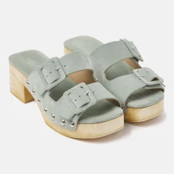 Vrouw Lazamani Clogs-Dames Clogs 31.227 Salvia