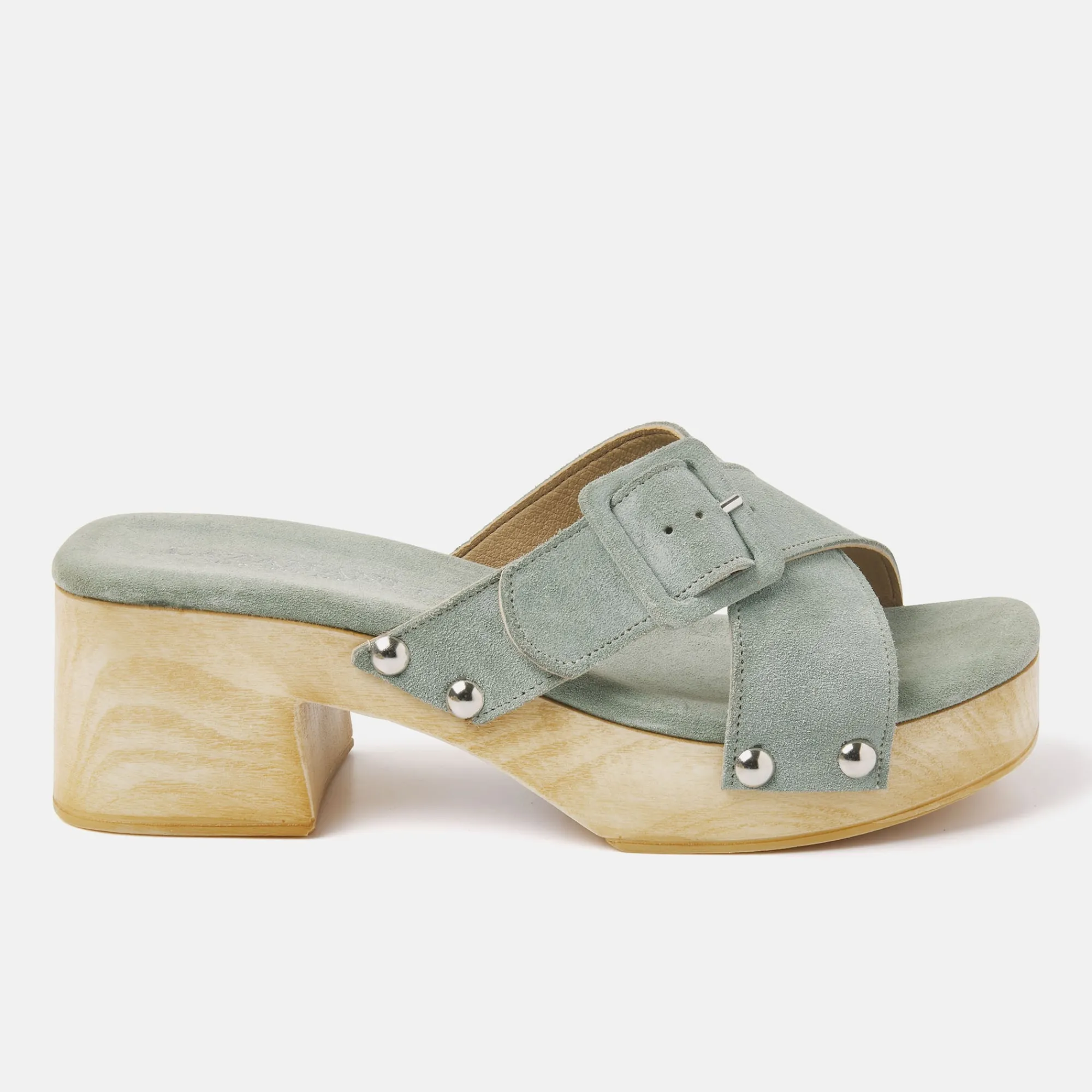 Vrouw Lazamani Clogs-Dames Clogs 31.226 Salvia