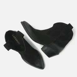 Vrouw Lazamani Cowboy Laarzen-Dames Enkellaarsjes 55.103 Black