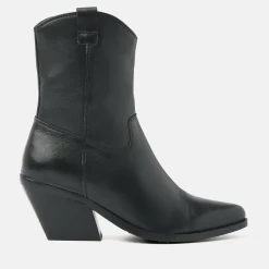 Vrouw Lazamani Cowboy Laarzen-Dames Enkellaarsjes 53.596 Black