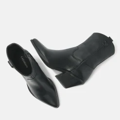 Vrouw Lazamani Cowboy Laarzen-Dames Enkellaarsjes 53.596 Black