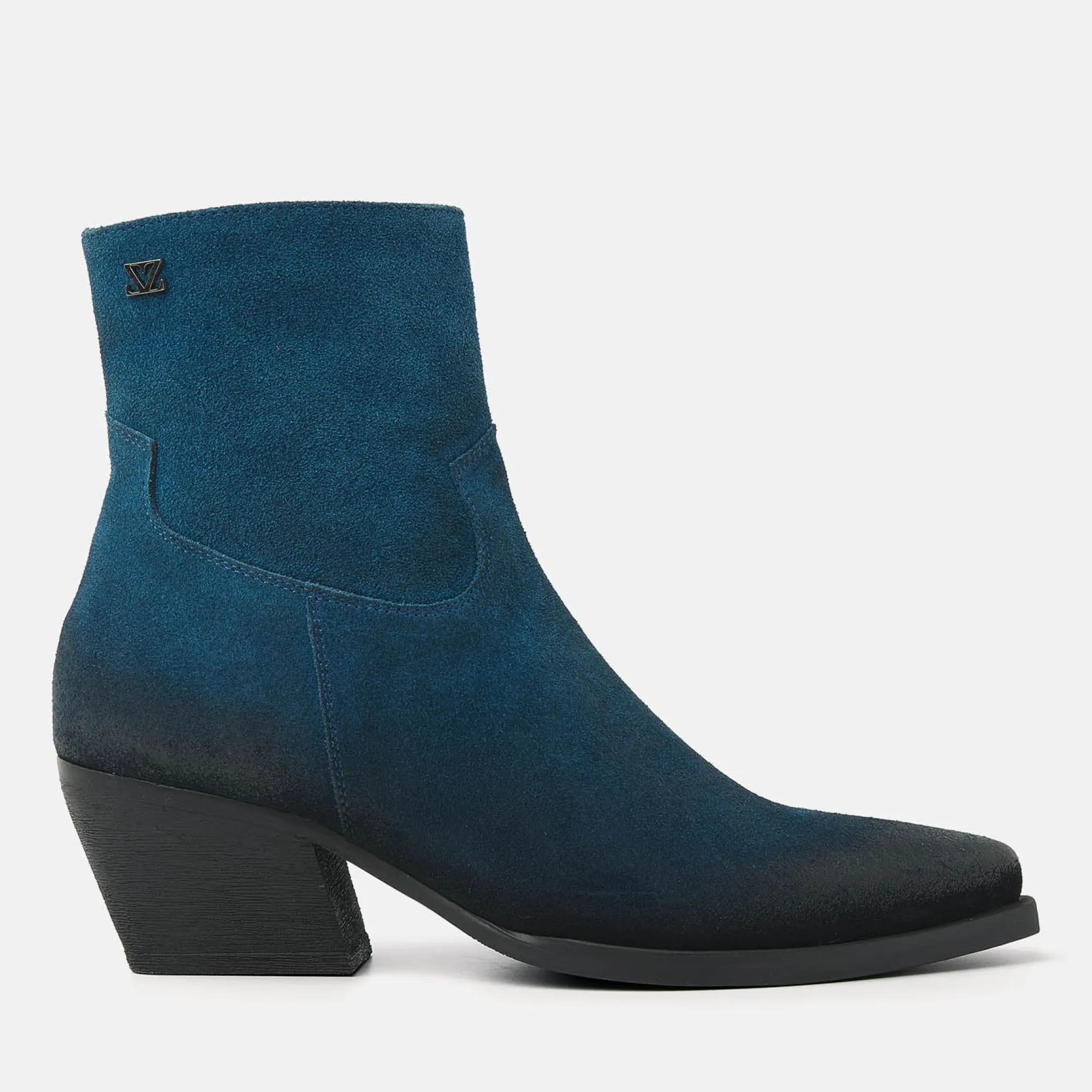 Vrouw Lazamani Cowboy Laarzen-Dames Enkellaarsjes 85.632 Blue