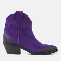 Vrouw Lazamani Enkellaarsjes-Dames Enkellaarsjes 55.103 Purple