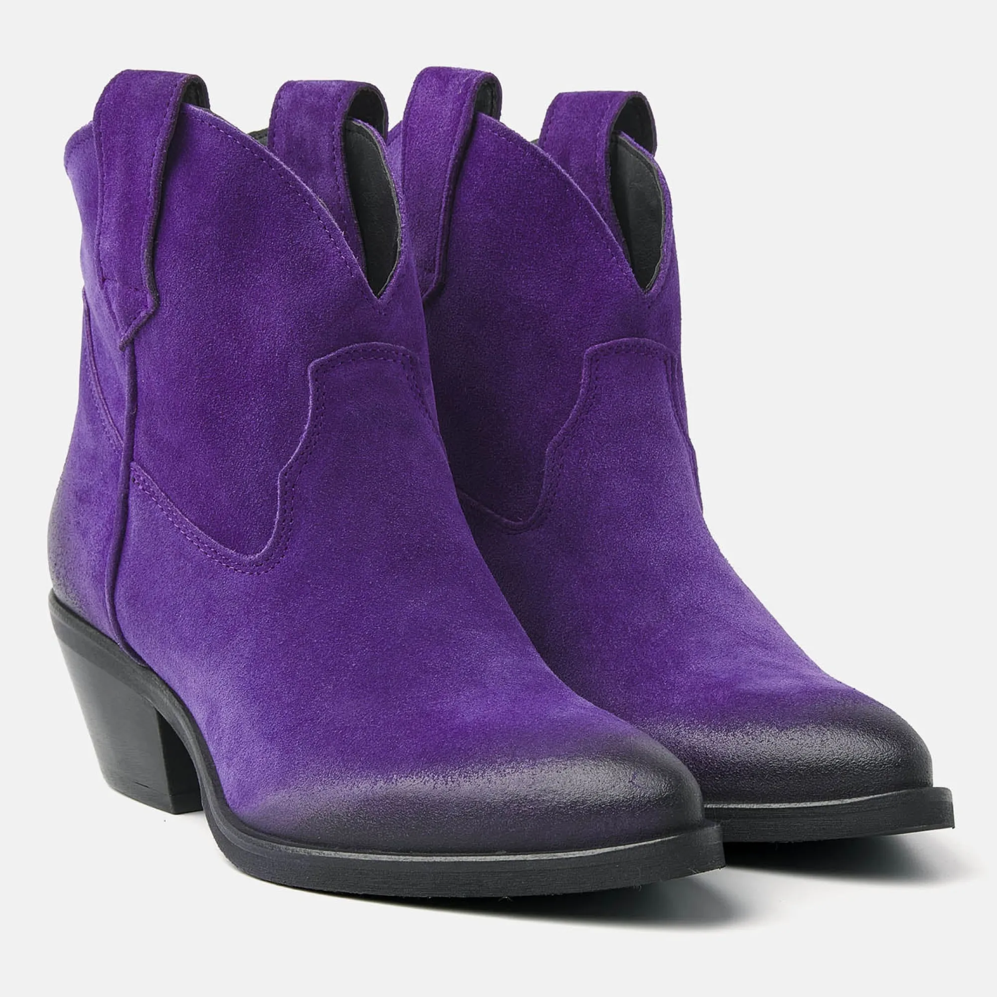 Vrouw Lazamani Enkellaarsjes-Dames Enkellaarsjes 55.103 Purple