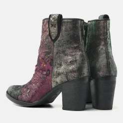 Vrouw Lazamani Enkellaarsjes-Dames Enkellaarsjes 85.605 Purple-Disco