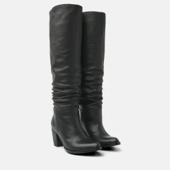 Vrouw Lazamani Halfhoge Laarzen-Dames Laarzen 85.610 Black