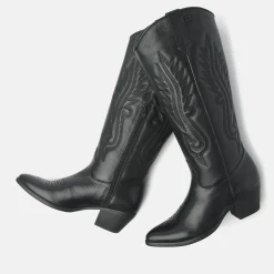 Vrouw Lazamani Halfhoge Laarzen-Dames Laarzen 85.604 Black