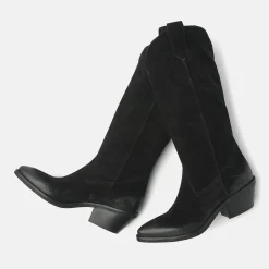 Vrouw Lazamani Hoge Laarzen-Dames Laarzen 55.104 Black