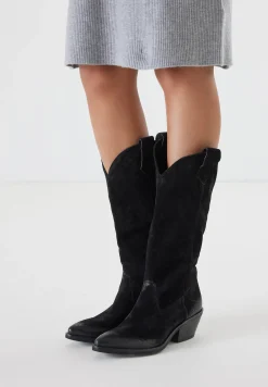 Vrouw Lazamani Hoge Laarzen-Dames Laarzen 55.104 Black