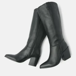 Vrouw Lazamani Halfhoge Laarzen-Dames Laarzen 53.597 Black