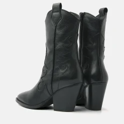 Vrouw Lazamani Halfhoge Laarzen-Dames Laarzen 53.594 Black
