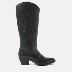 Vrouw Lazamani Cowboy Laarzen-Dames Laarzen 85.604 Black