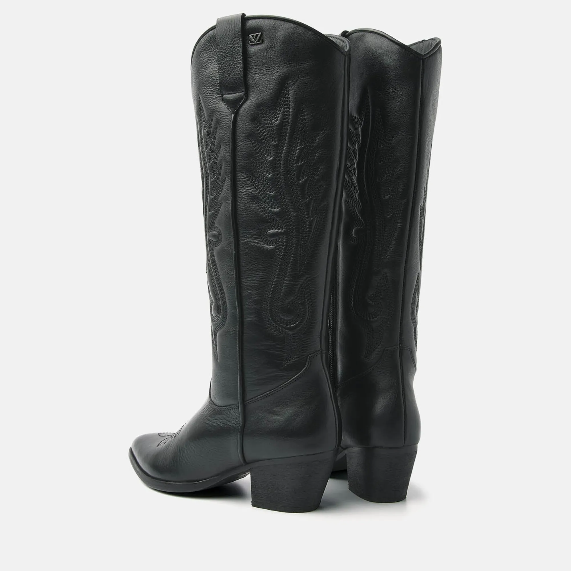 Vrouw Lazamani Cowboy Laarzen-Dames Laarzen 85.604 Black