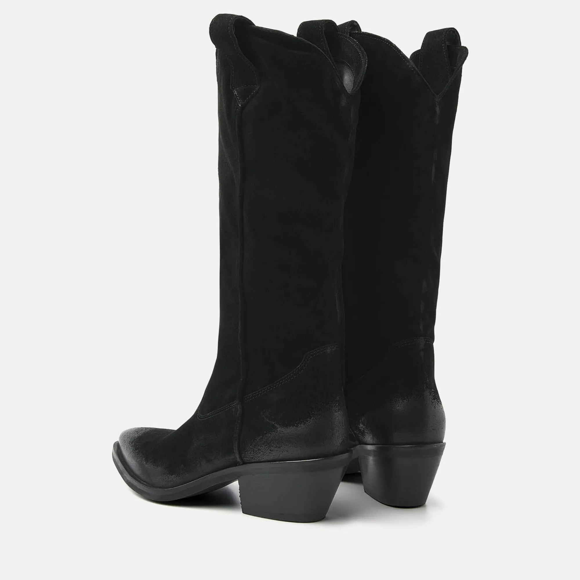 Vrouw Lazamani Cowboy Laarzen-Dames Laarzen 55.104 Black