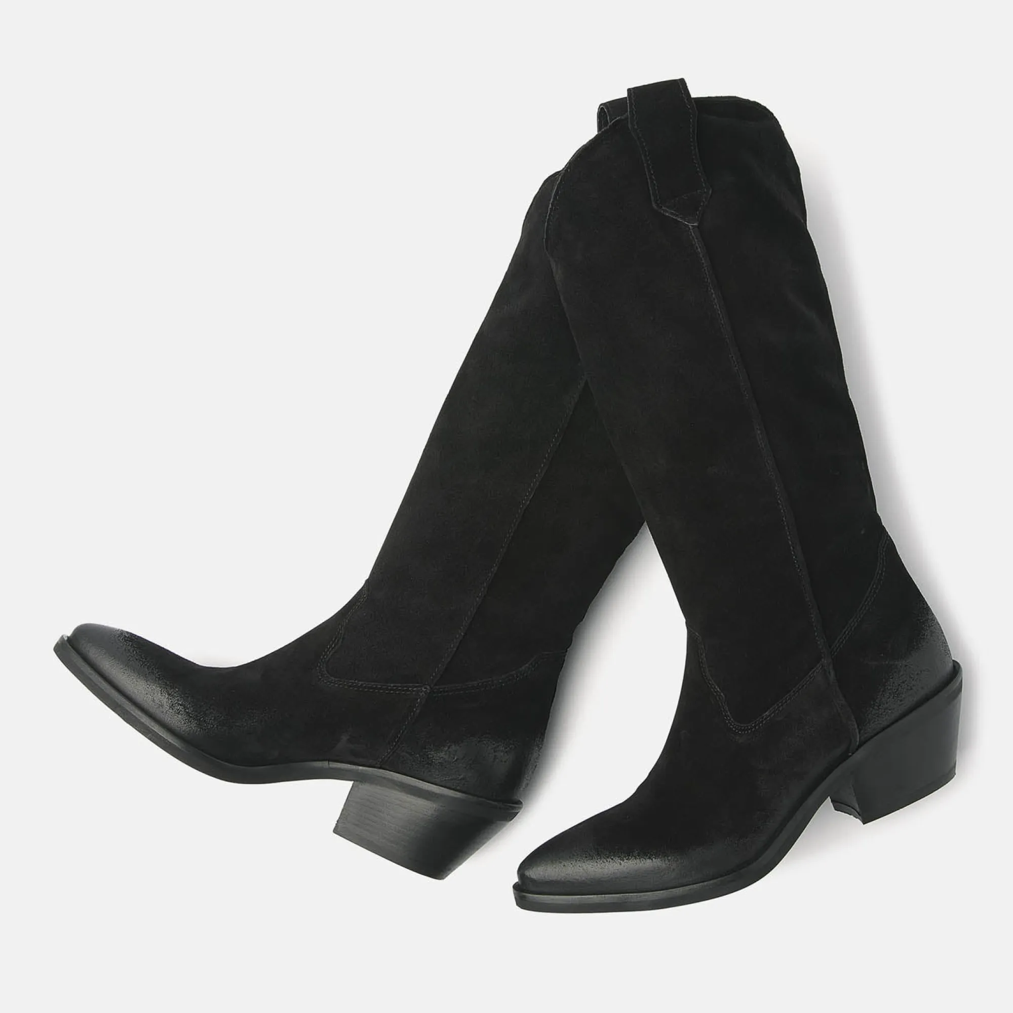 Vrouw Lazamani Cowboy Laarzen-Dames Laarzen 55.104 Black