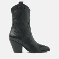 Vrouw Lazamani Cowboy Laarzen-Dames Laarzen 53.594 Black