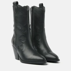 Vrouw Lazamani Cowboy Laarzen-Dames Laarzen 53.594 Black