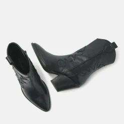 Vrouw Lazamani Cowboy Laarzen-Dames Laarzen 53.594 Black