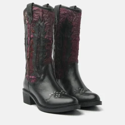 Vrouw Lazamani Cowboy Laarzen-Dames Laarzen 85.631 Black