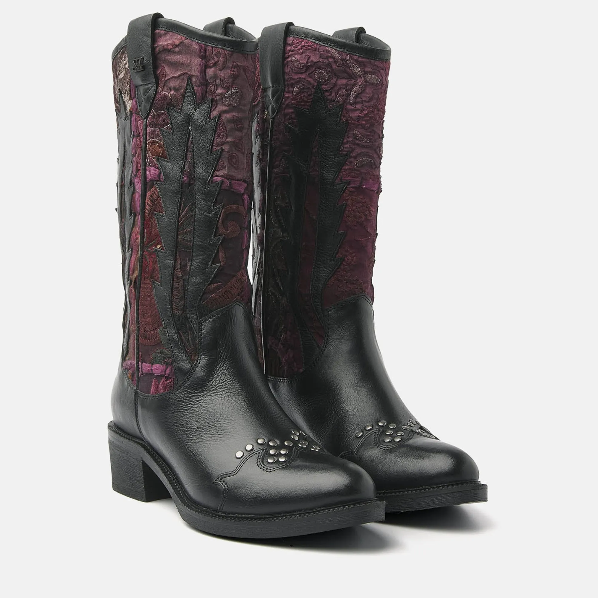 Vrouw Lazamani Cowboy Laarzen-Dames Laarzen 85.631 Black
