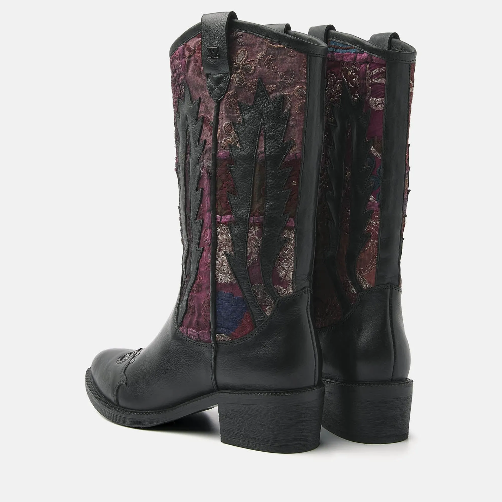 Vrouw Lazamani Cowboy Laarzen-Dames Laarzen 85.631 Black