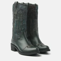 Vrouw Lazamani Cowboy Laarzen-Dames Laarzen 85.631 Green