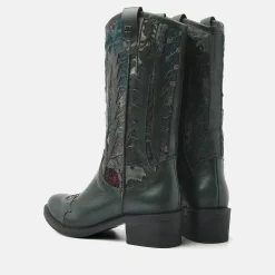 Vrouw Lazamani Cowboy Laarzen-Dames Laarzen 85.631 Green