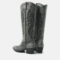 Vrouw Lazamani Halfhoge Laarzen-Dames Laarzen 85.604 Grey