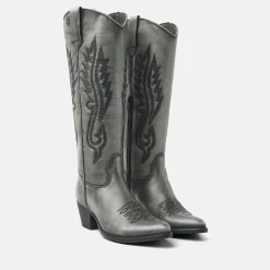 Vrouw Lazamani Cowboy Laarzen-Dames Laarzen 85.604 Grey