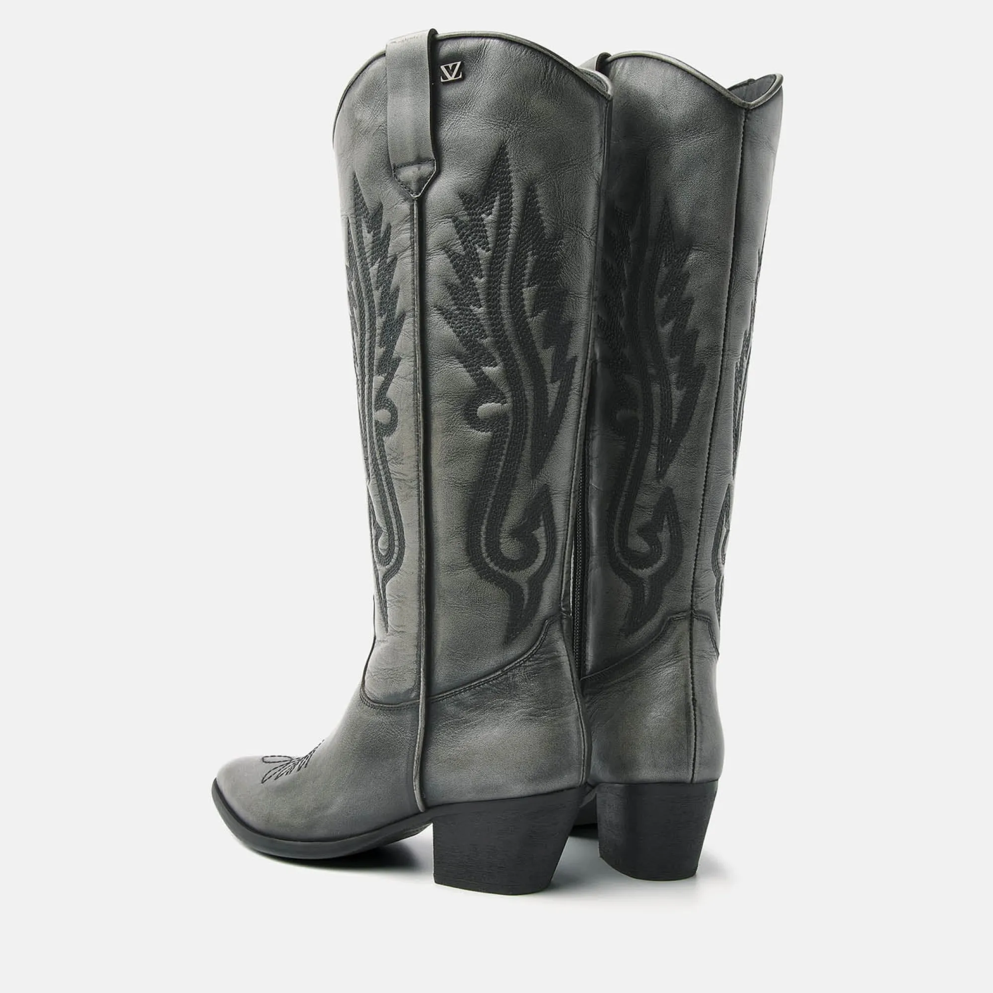 Vrouw Lazamani Cowboy Laarzen-Dames Laarzen 85.604 Grey