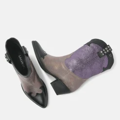 Vrouw Lazamani Cowboy Laarzen-Dames Laarzen 85.603 Purple