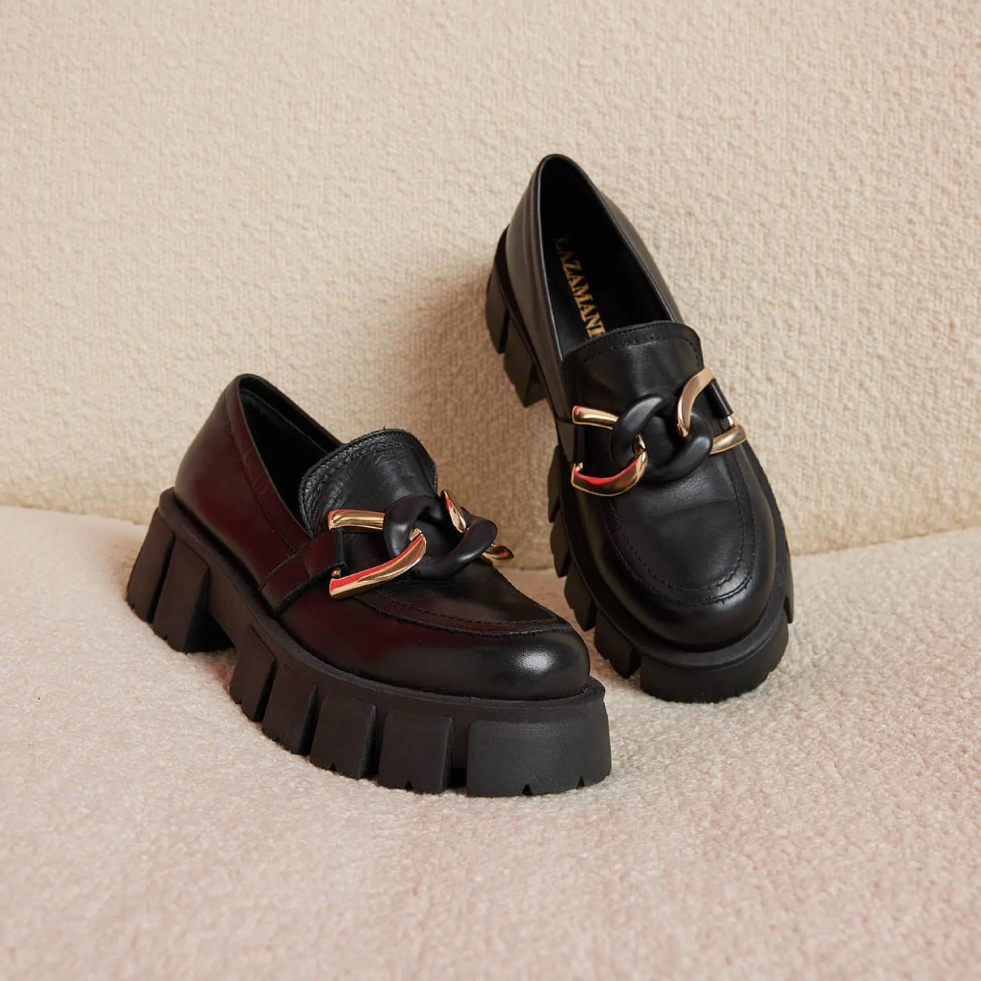 Vrouw Lazamani Loafers-Dames Loafers 55.082 Black