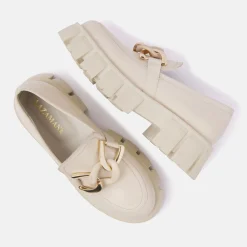 Vrouw Lazamani Loafers-Dames Loafers 55.082 Crema