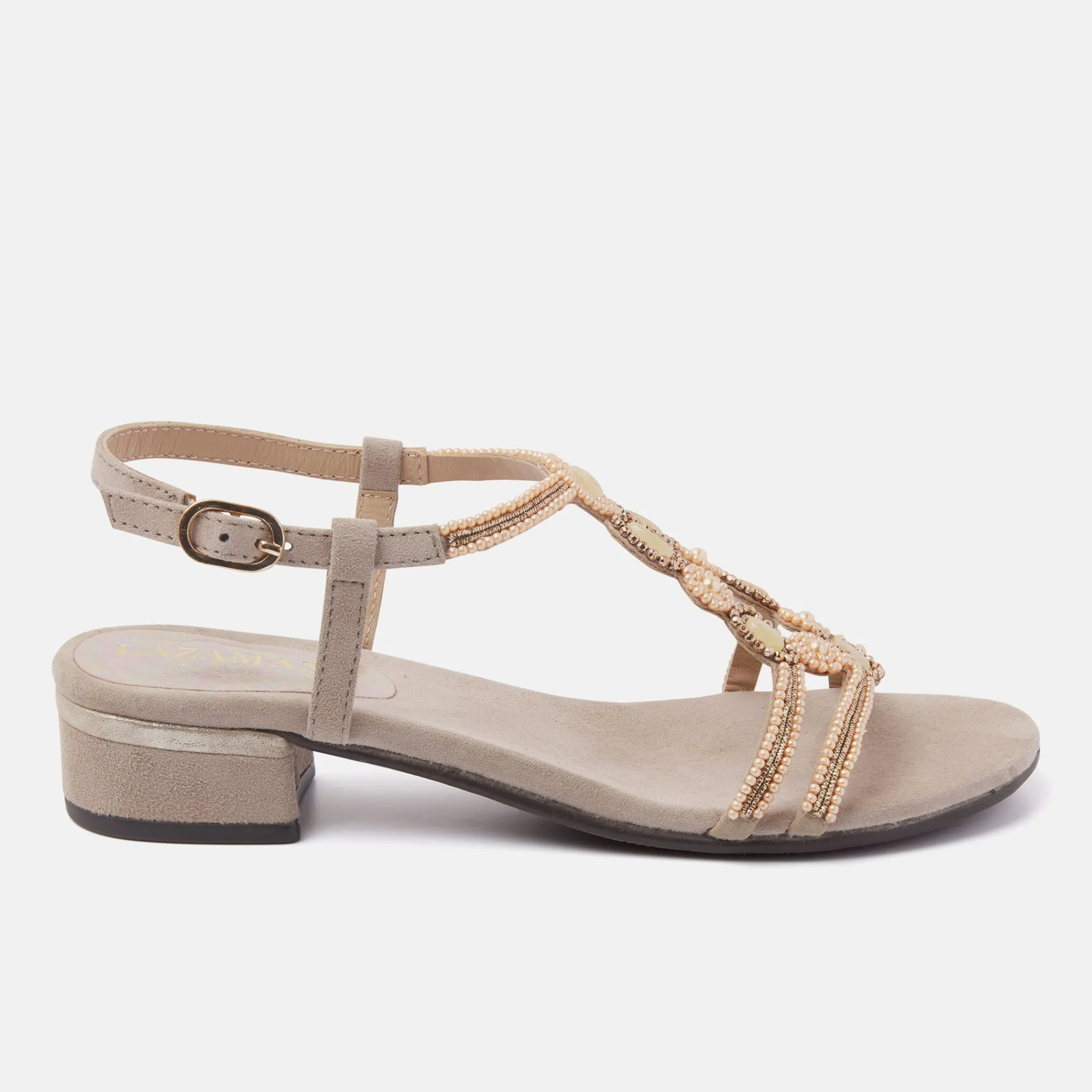 Vrouw Lazamani Sandalen-Dames Sandalen 85.379 Biscuit