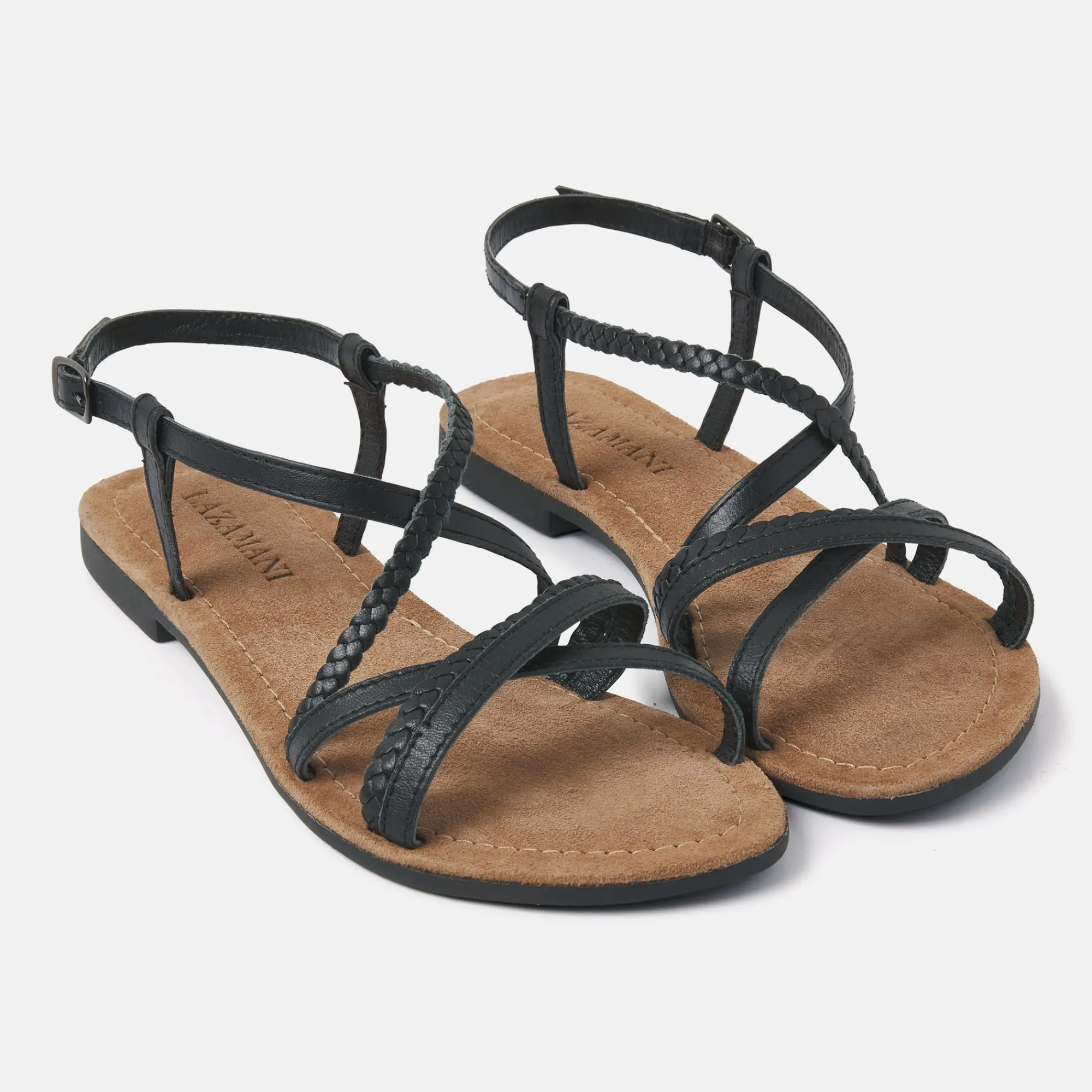 Vrouw Lazamani Sandalen-Dames Sandalen 33.520 Black