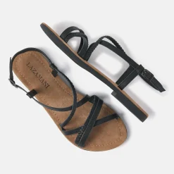 Vrouw Lazamani Sandalen-Dames Sandalen 33.520 Black